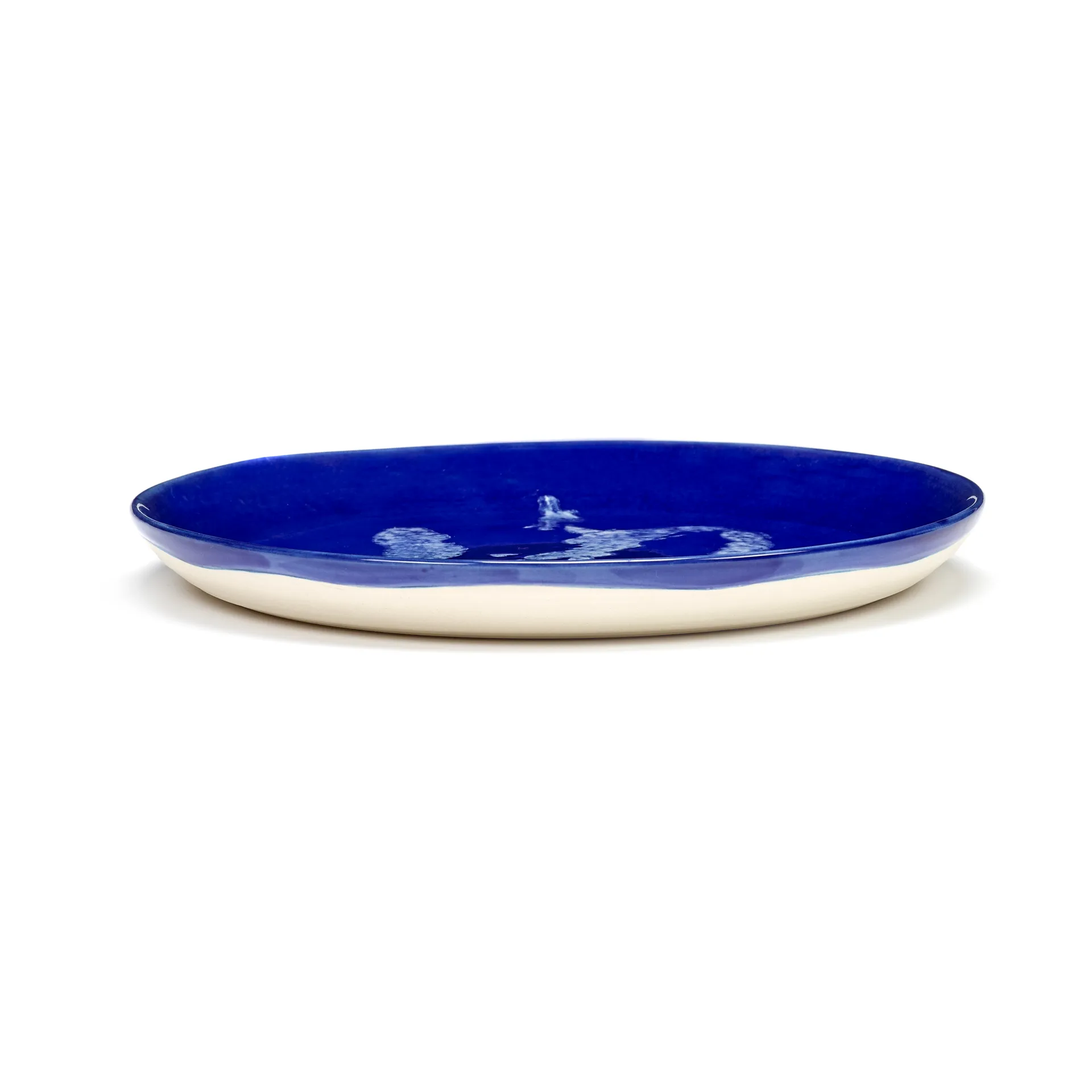 Ottolenghi Feast talerz S Ø19 cm 2-pak, Dark blue-pepper white Serax