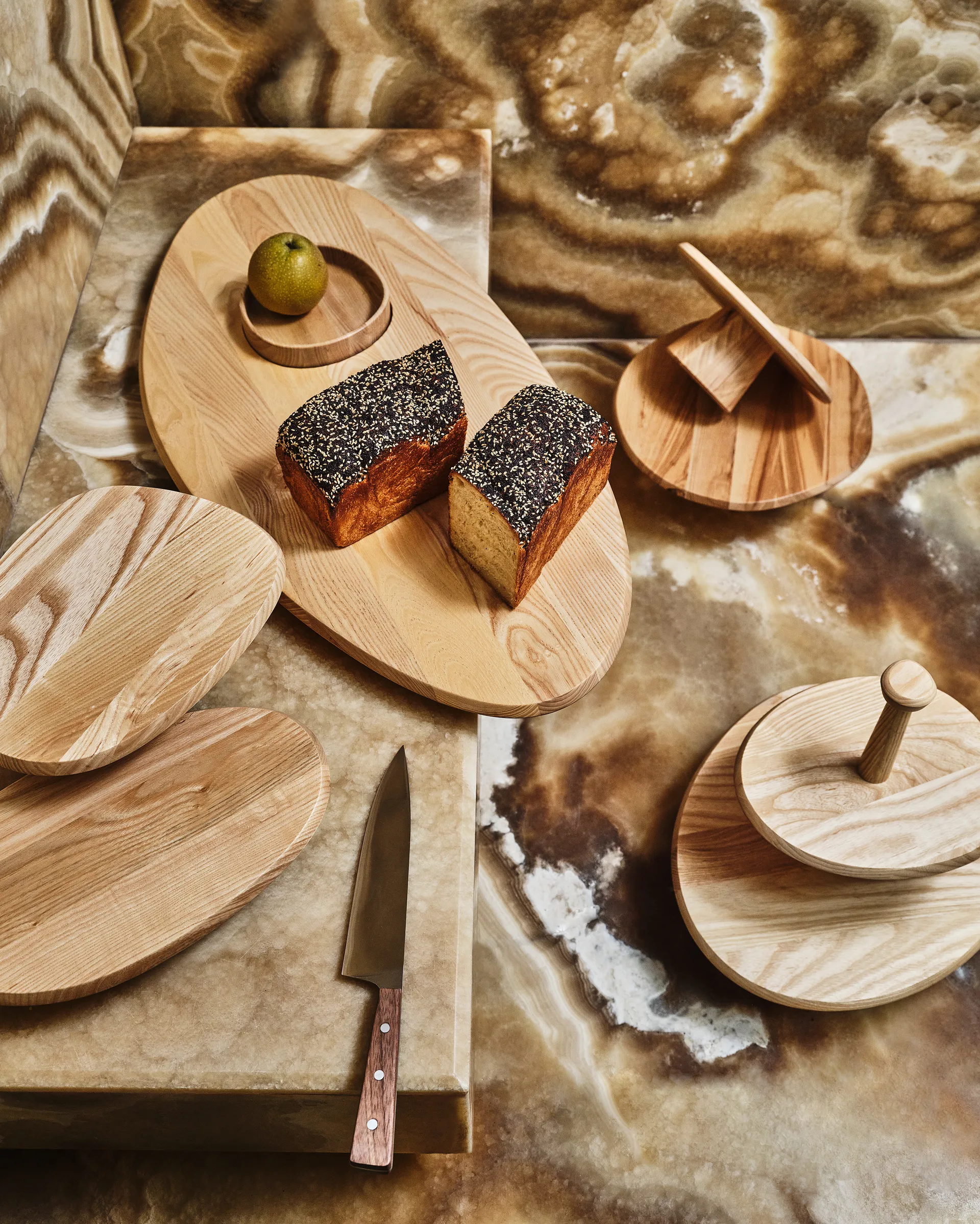 Patera na ciasto Dune 03 23,5x29 cm, Ash Serax