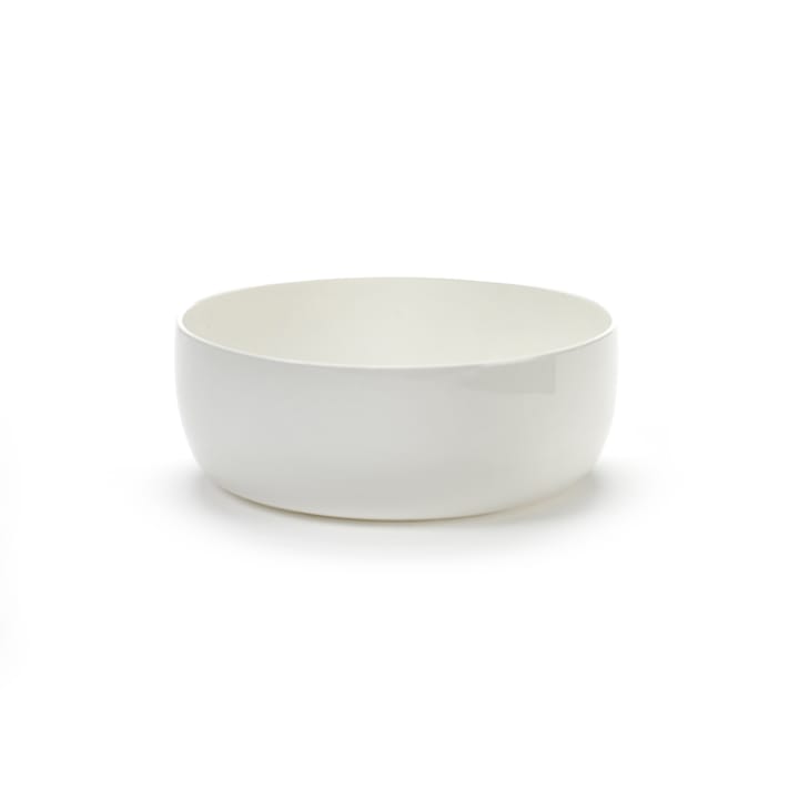 Podstawa miski śniadaniowej z niskim brzegiem biała - 16 cm - Serax