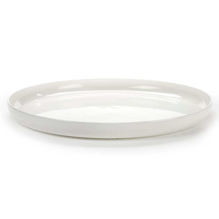 Podstawowy talerz do serwowania z wysokim brzegiem biały, 32 cm Serax