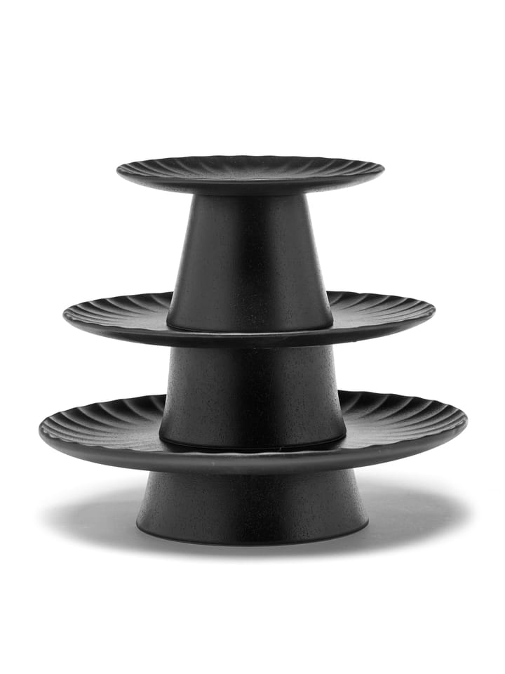 Półmisek na ciasto Inku L Ø24 cm, Black Serax