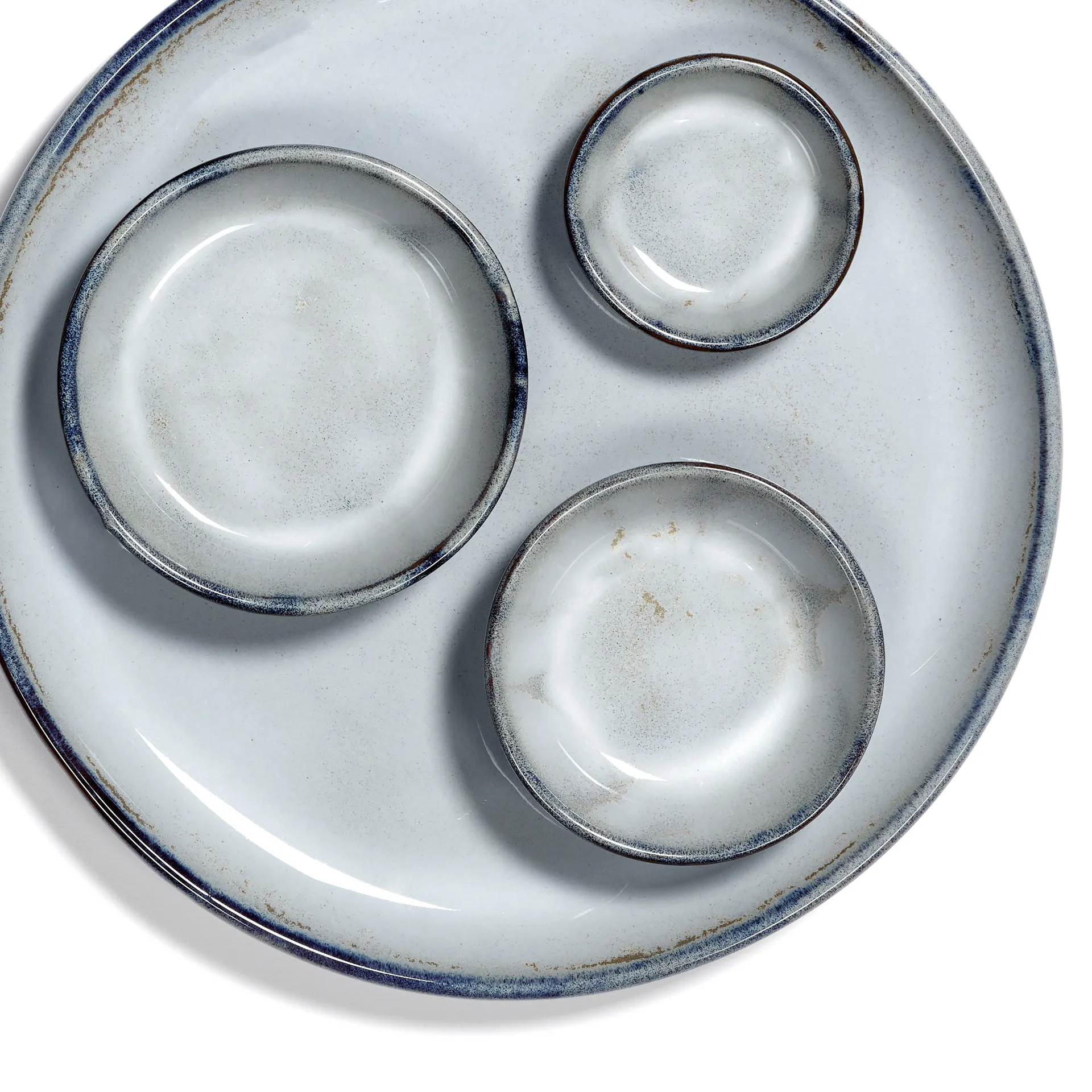 Pure Blue Glazed mini miseczka Ø7,4 cm, Niebieski Serax