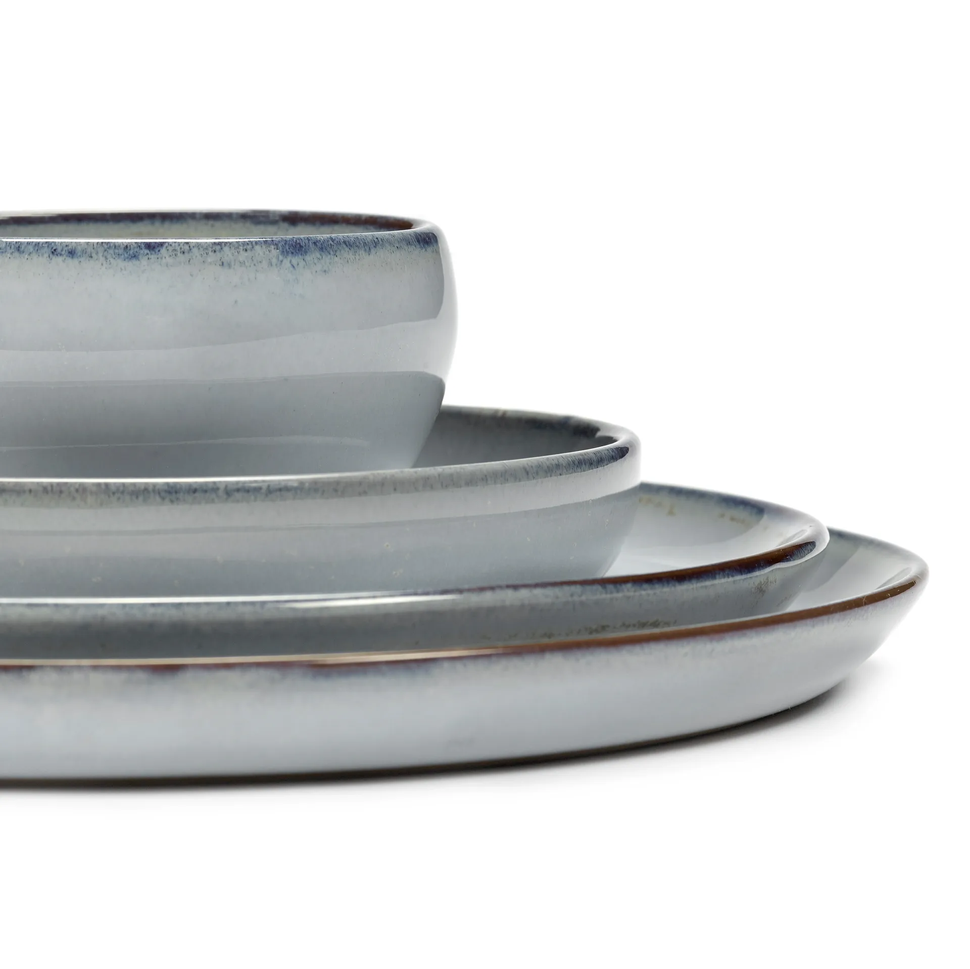 Pure Blue Glazed miska Ø9 cm, Niebieski Serax