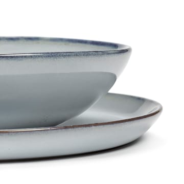 Pure Blue Glazed talerz głęboki Ø19,5 cm - Niebieski - Serax