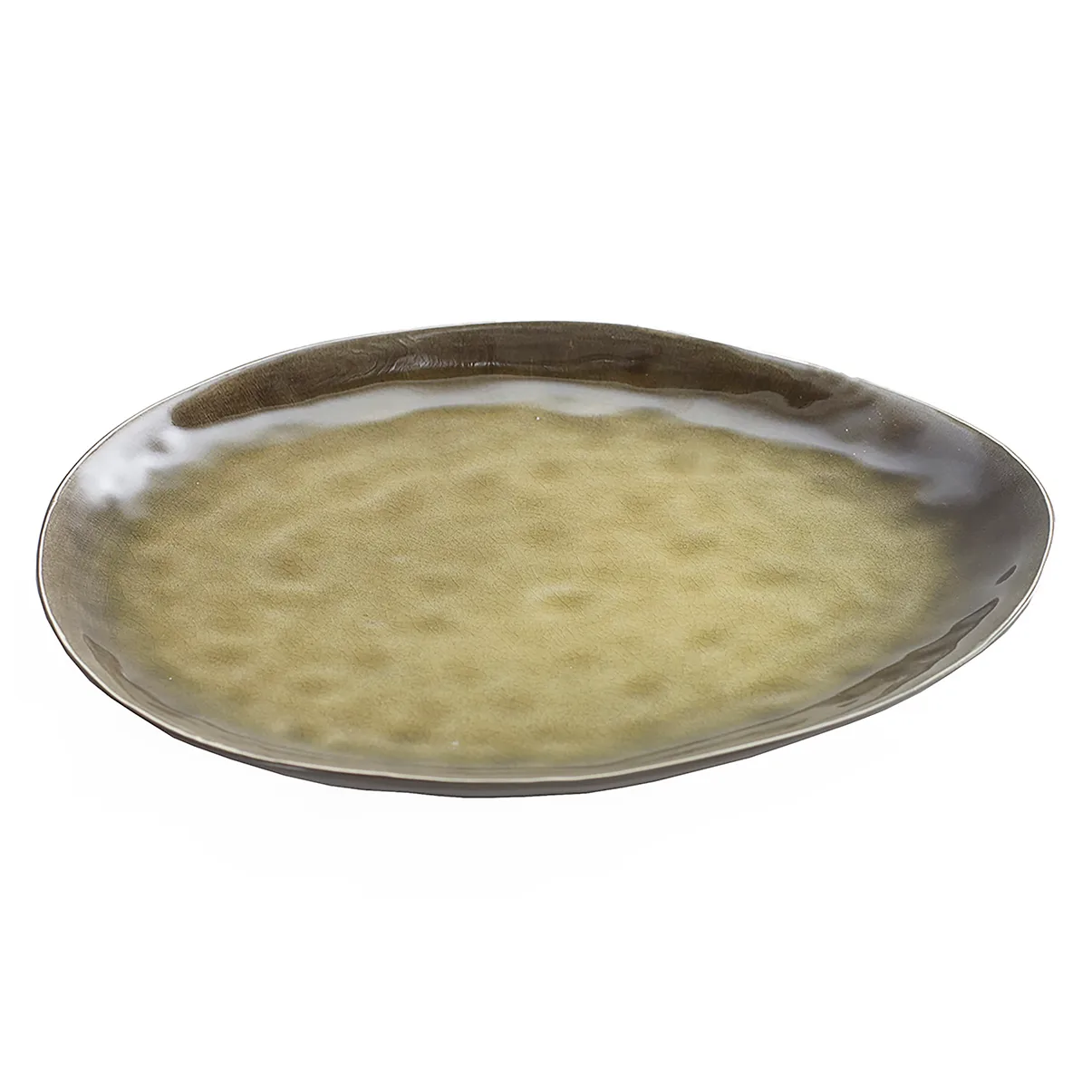 Pure talerz owalny duży, Green Serax