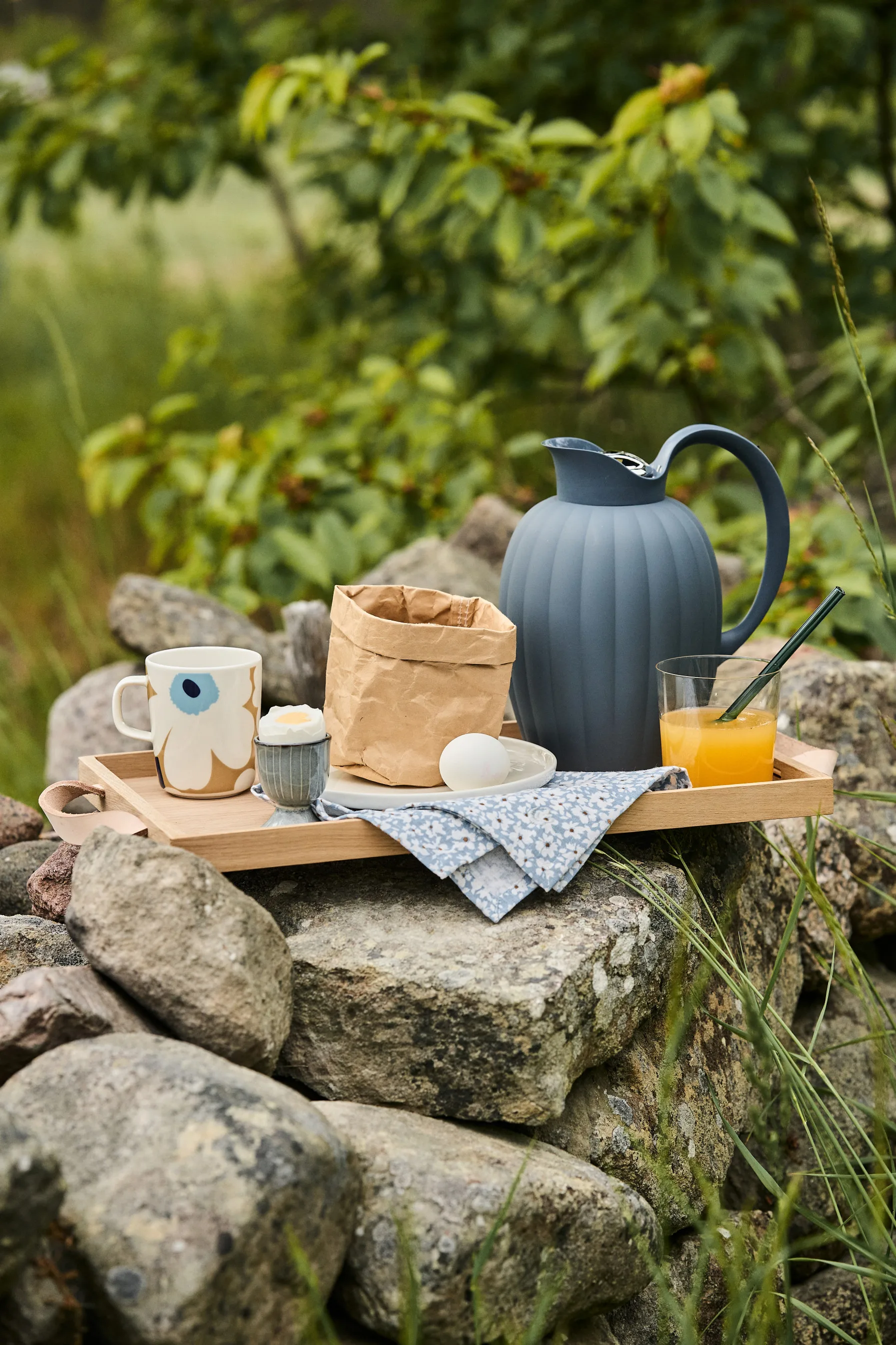 Serax koszyk na pieczywo 11x12 cm, Brązowy Serax