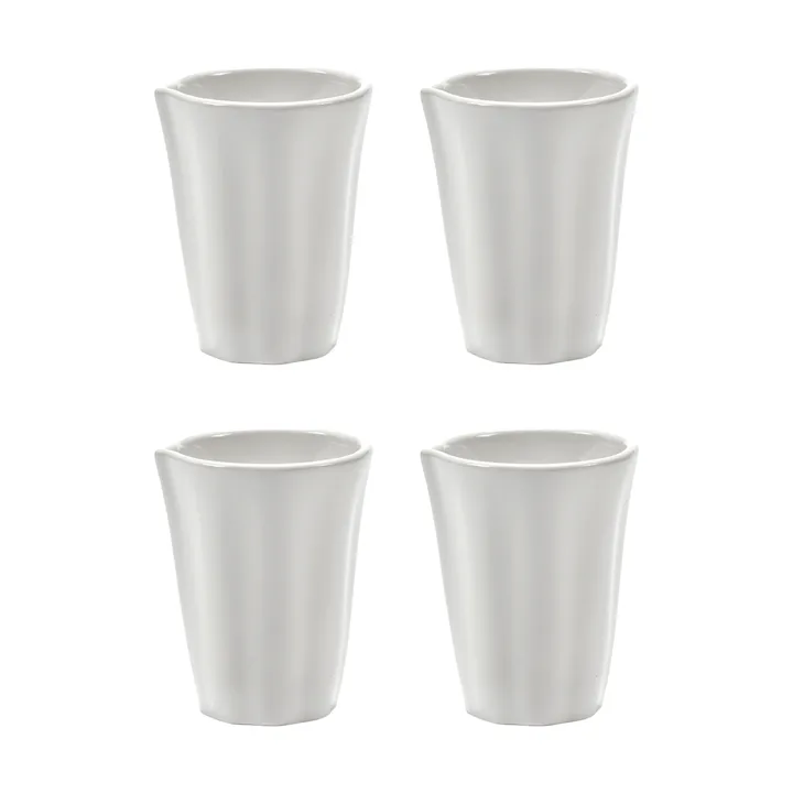 Silhouette dzbanek na mleko 70 ml 4‑pak - White - Serax