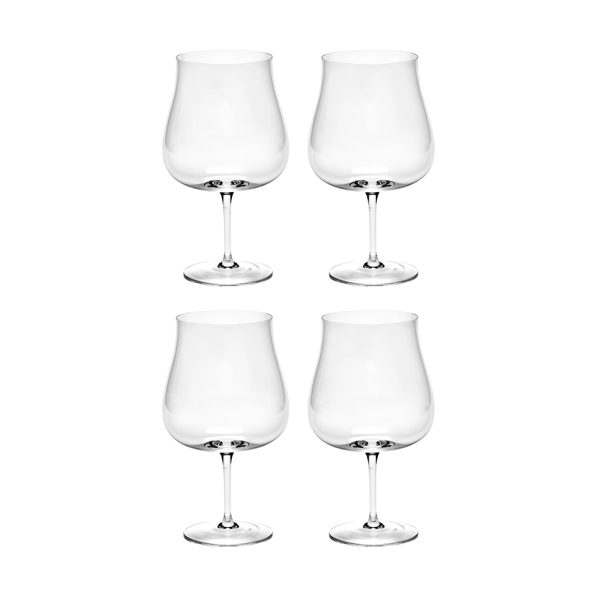 Silhouette kieliszki do wina białego 590 ml, 4‑pak, Clear Serax
