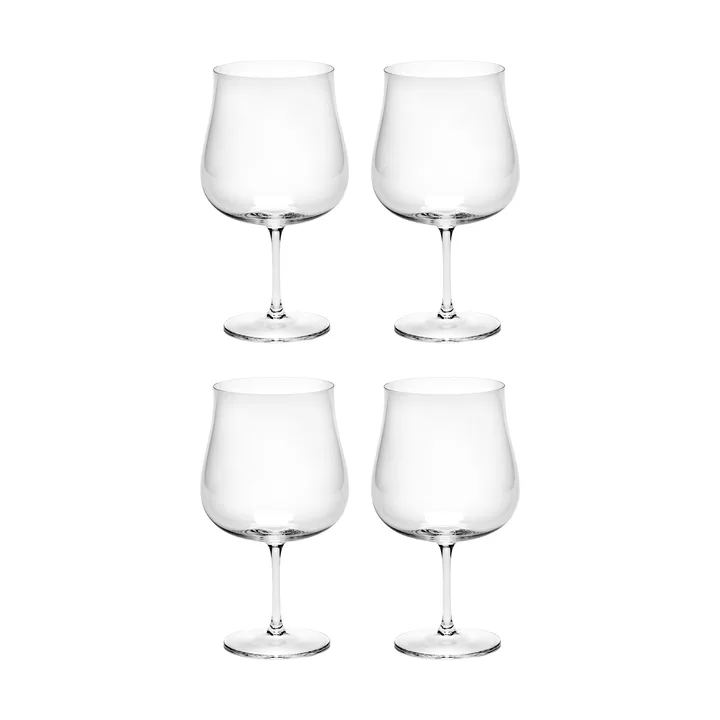 Silhouette kieliszki do wina czerwonego 690 ml, 4‑pak - Clear - Serax
