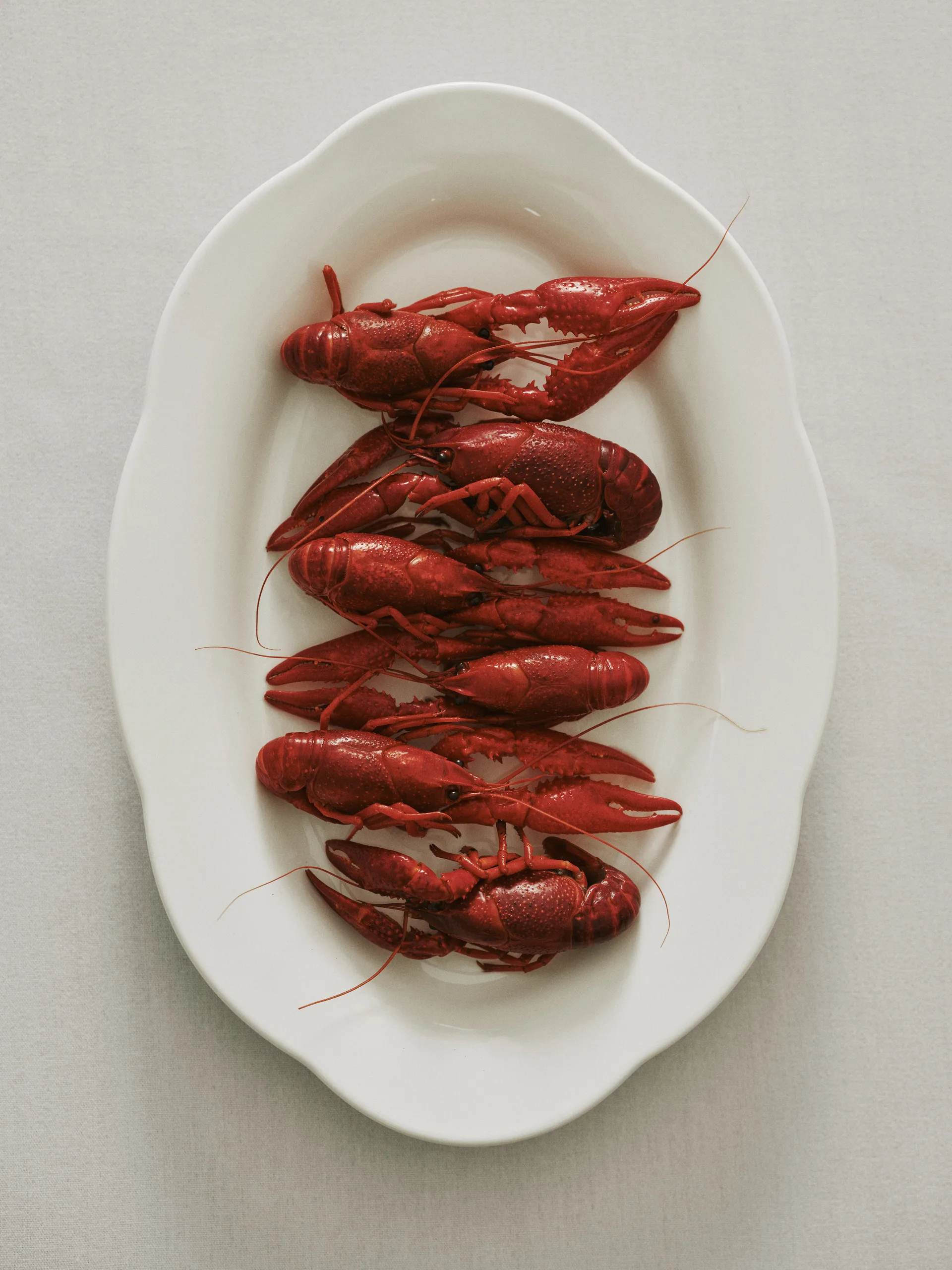 Silhouette owalny talerz głęboki M 15x24,5 cm 2 szt., White Serax