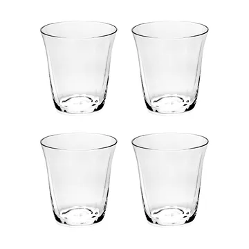 Silhouette podwójna szklanka do espresso 110 ml, 4‑pak - Clear - Serax