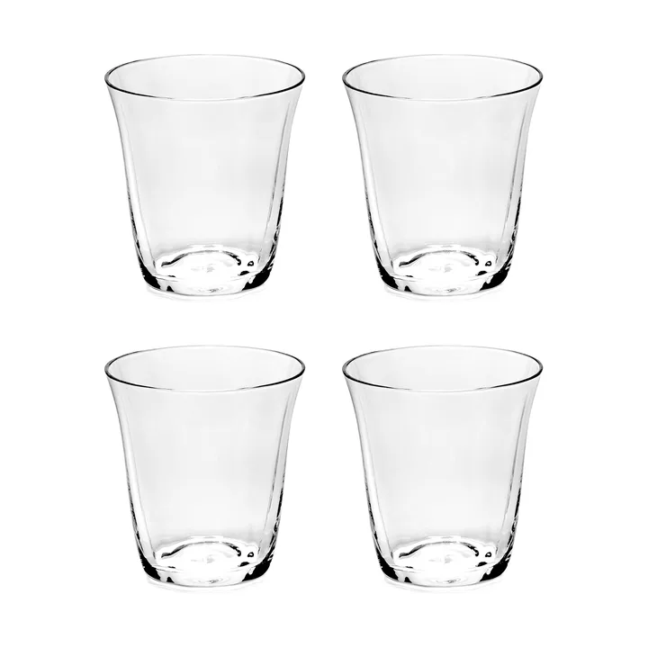 Silhouette podwójna szklanka do espresso 110 ml, 4‑pak - Clear - Serax