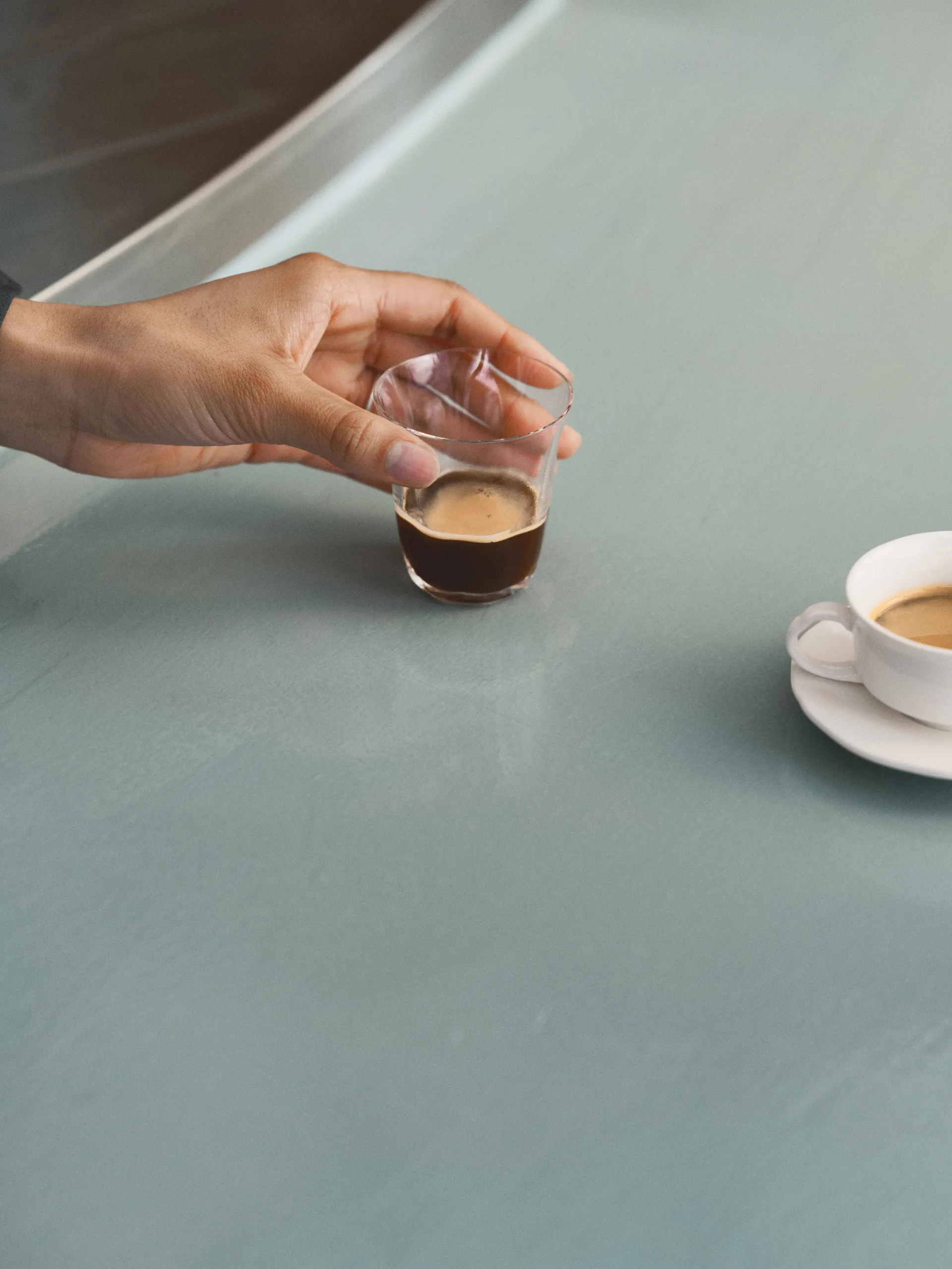Silhouette podwójna szklanka do espresso 110 ml, 4‑pak, Clear Serax