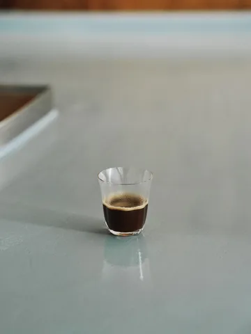 Silhouette podwójna szklanka do espresso 110 ml, 4‑pak - Clear - Serax