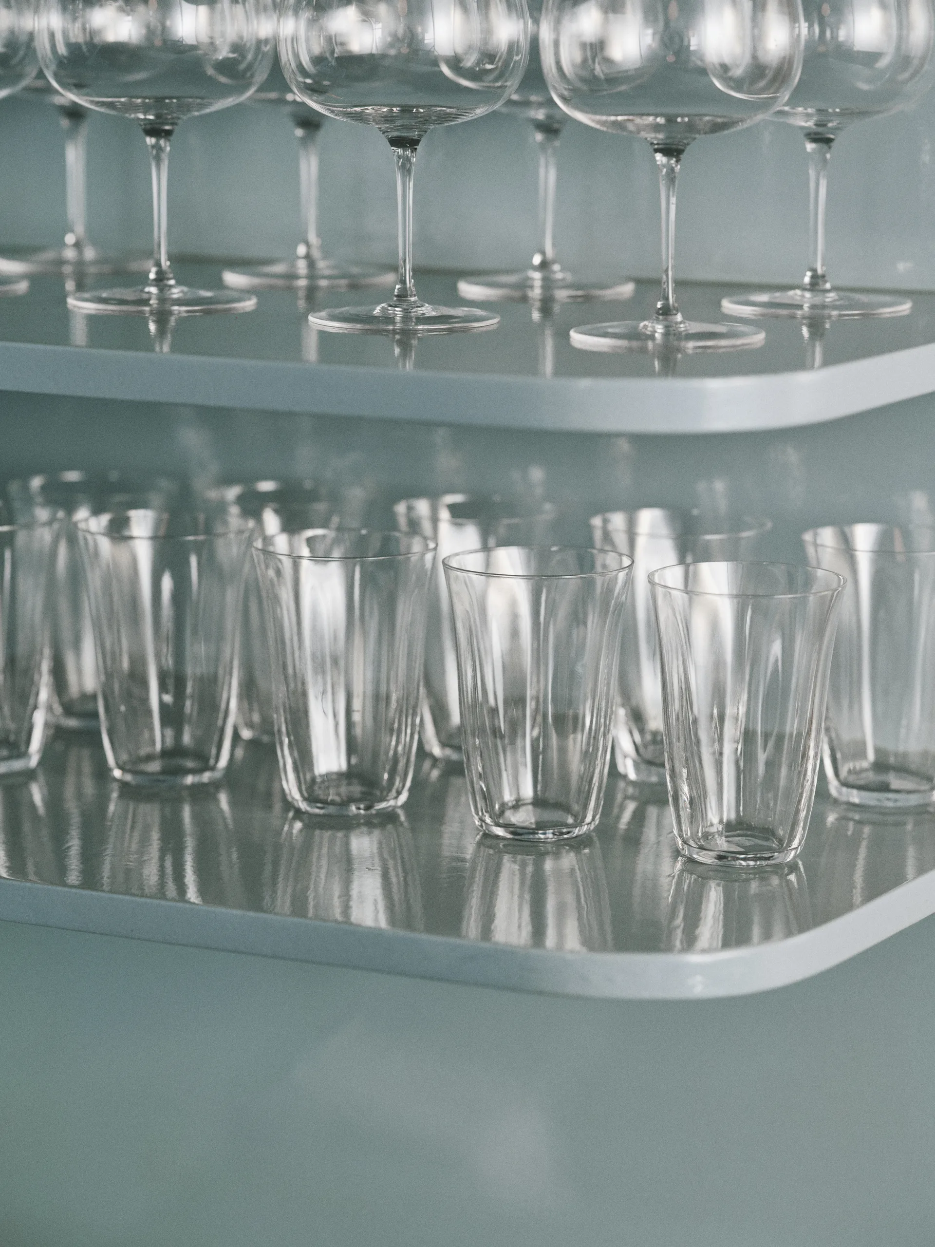 Silhouette szklanki do herbaty 280 ml, zestaw 4 sztuk, Clear Serax