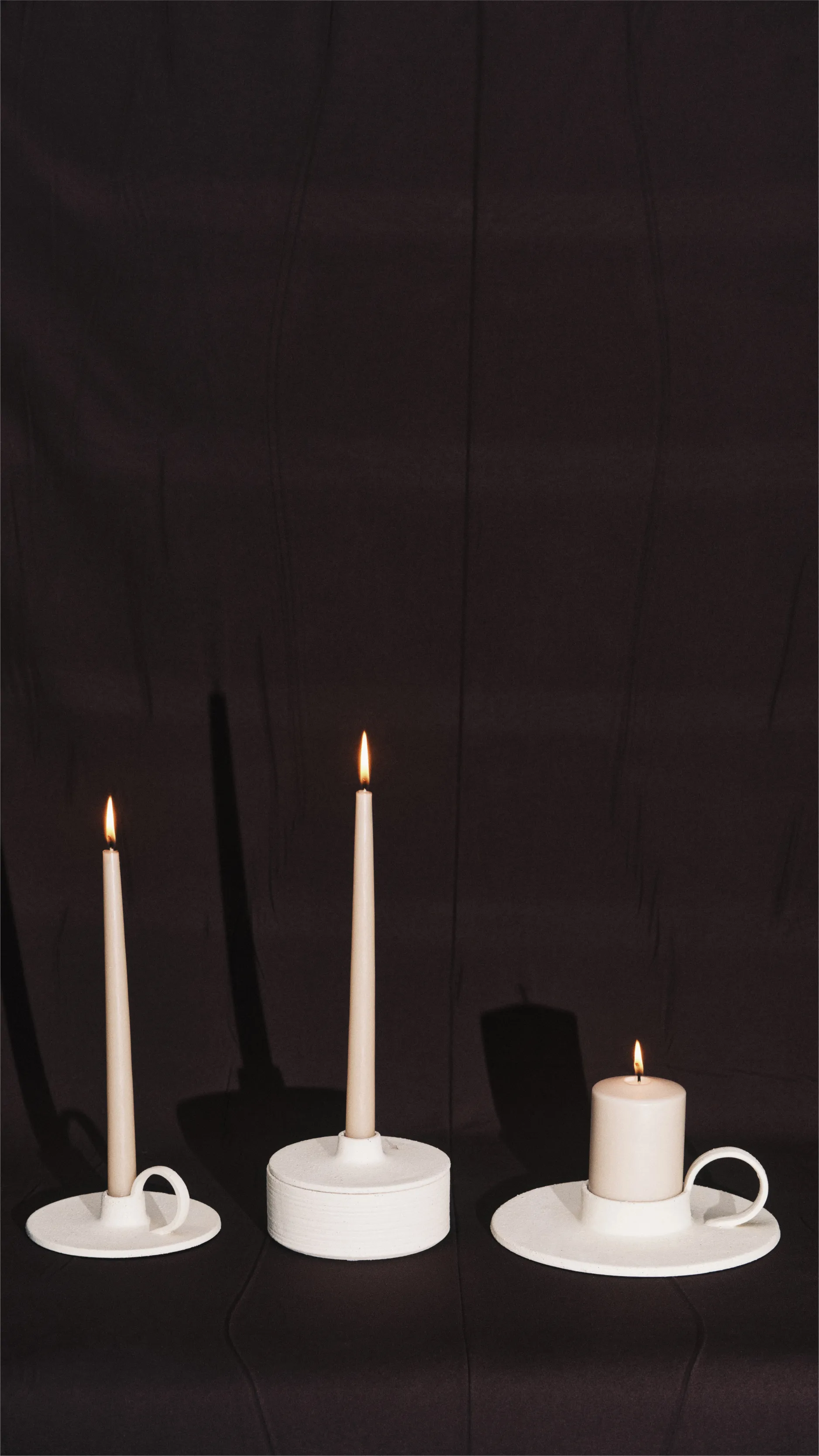 Świecznik Mira L, Beżowy Serax