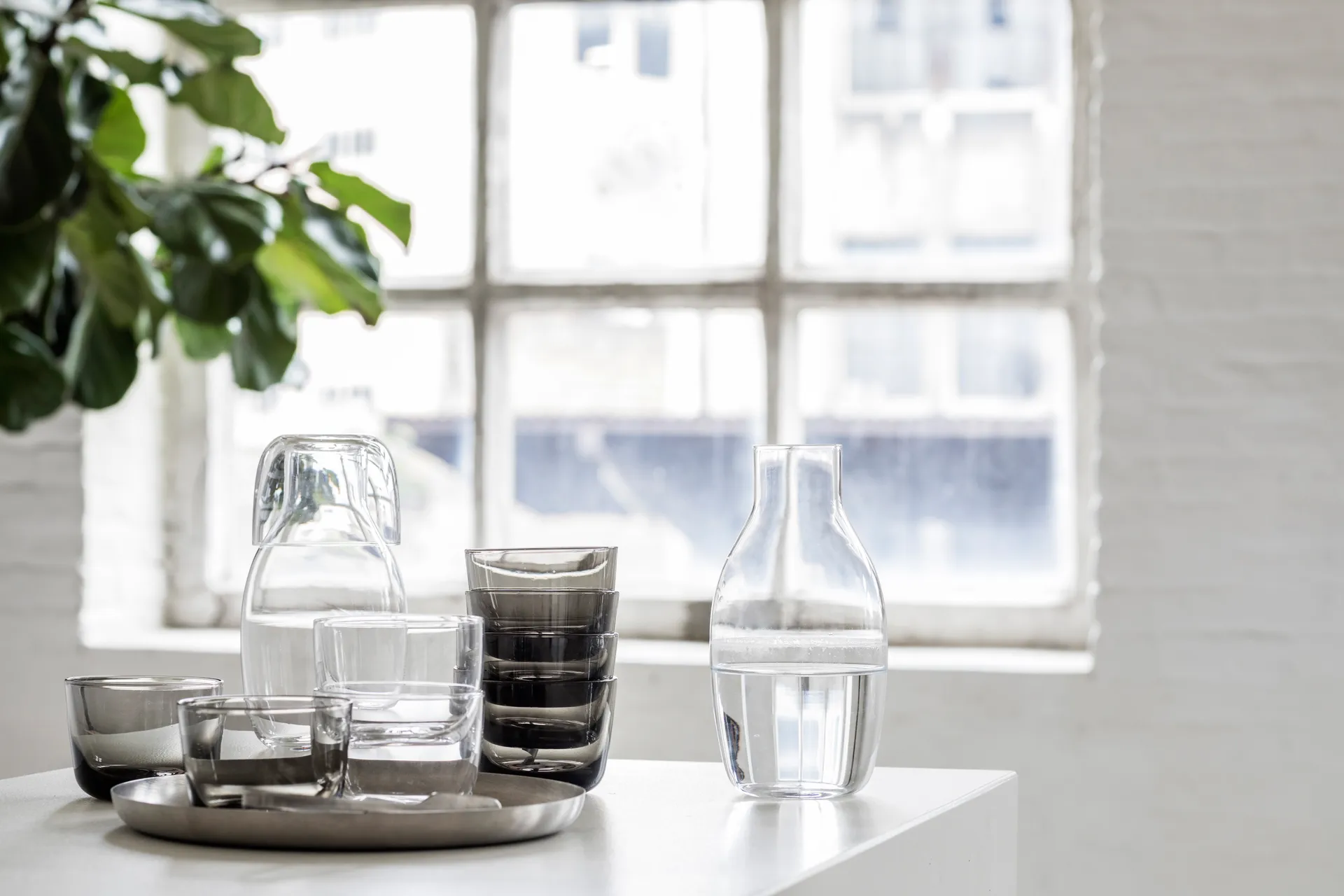 Szklanka niska Cena Ø8,5 cm, Smokey Grey Serax