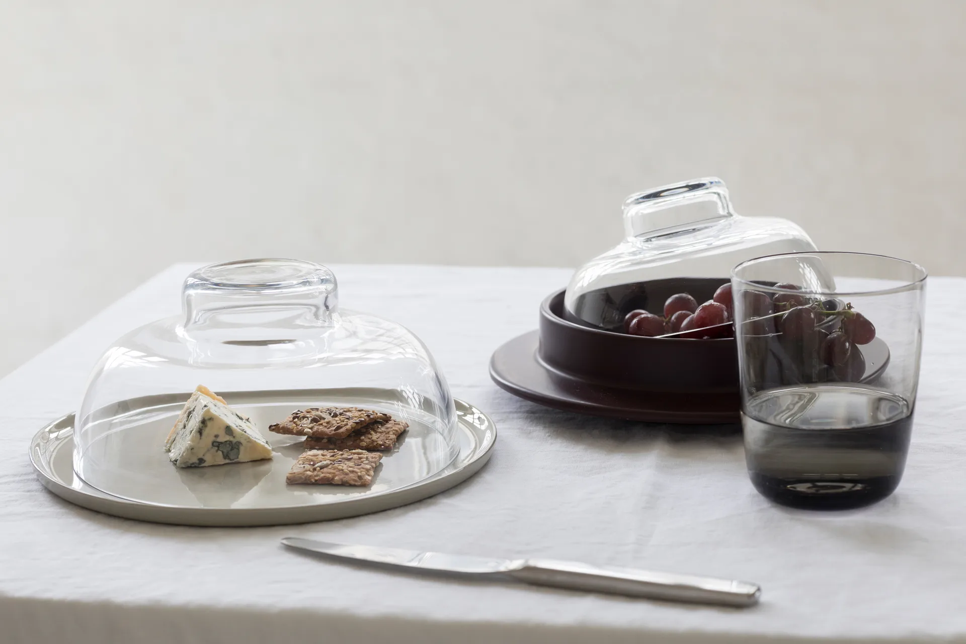 Szklanka wysoka Cena Ø8,5 cm, Smokey Grey Serax