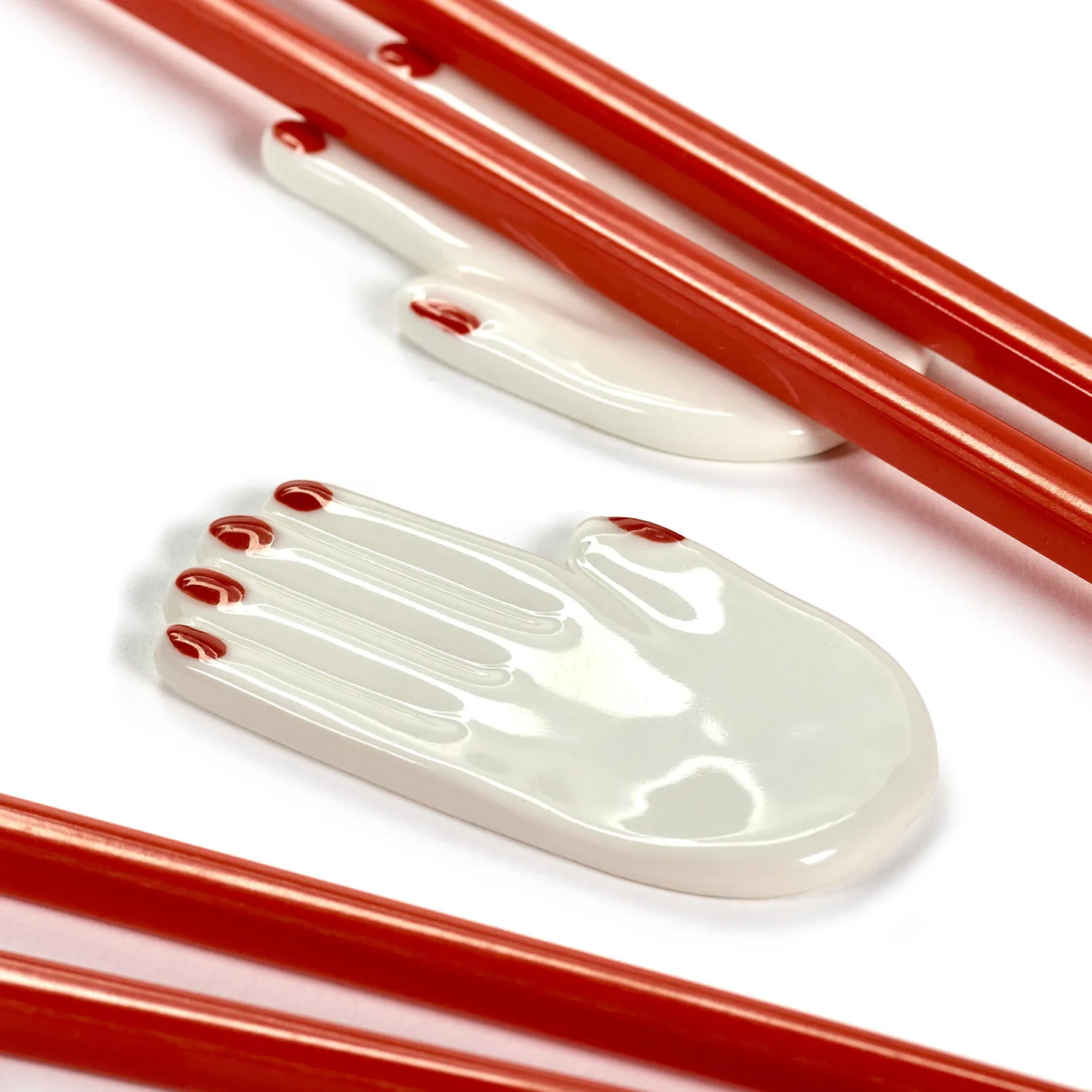 Table Nomade pałeczki z uchwytem 6 szt., Czerwony Serax