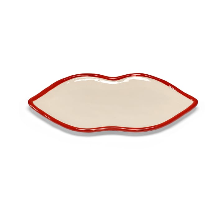 Taca Les Objets Mouleversants L - Red-white - Serax