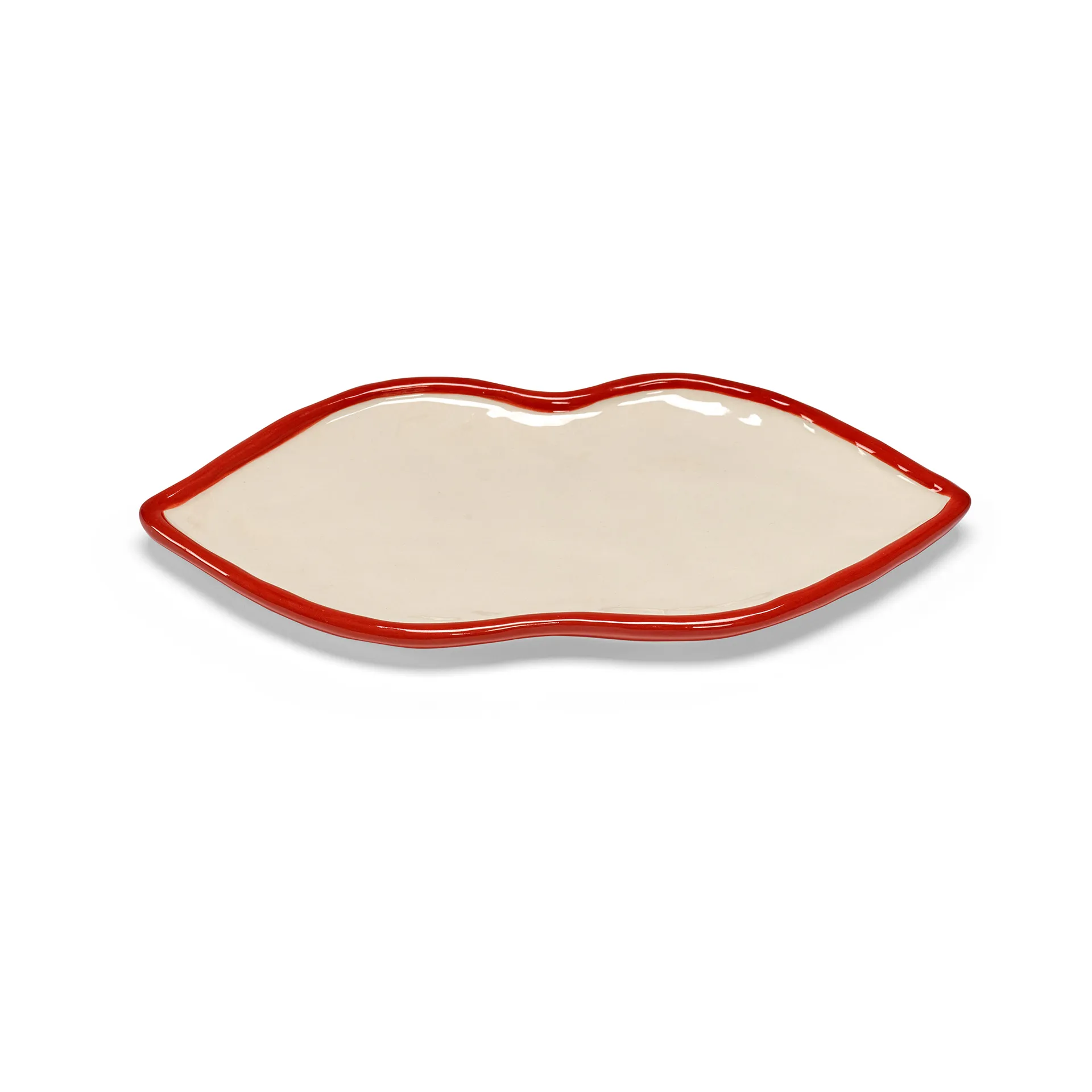 Taca Les Objets Mouleversants M, Red-white Serax