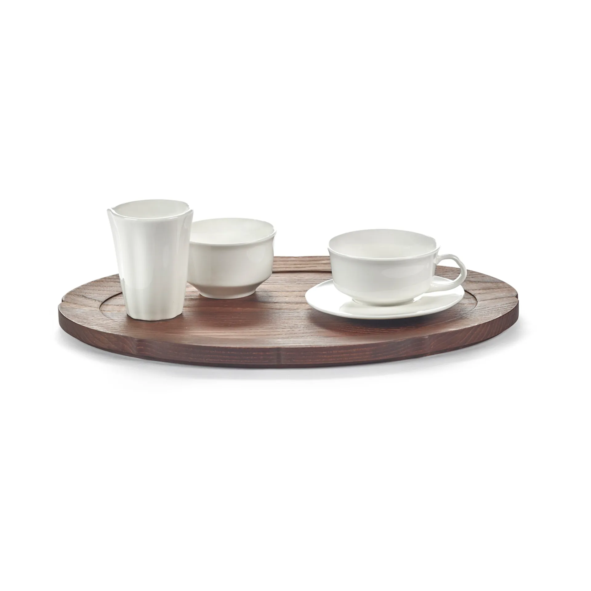 Taca owalna Silhouette 21x30 cm, Jesion Serax