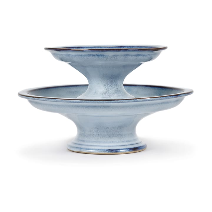 Talerz do ciasta glazurowany Pure L Ø23,5 cm, Blue Serax