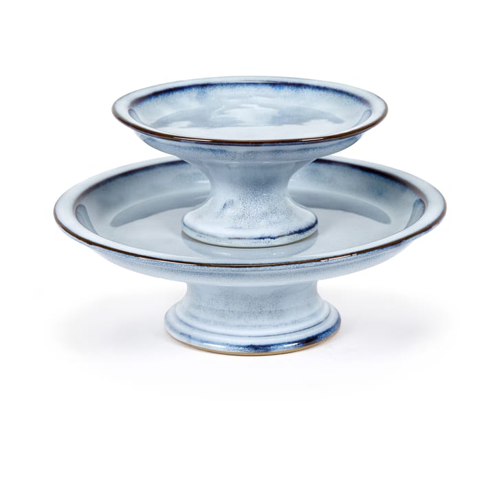 Talerz do ciasta glazurowany Pure L Ø23,5 cm, Blue Serax