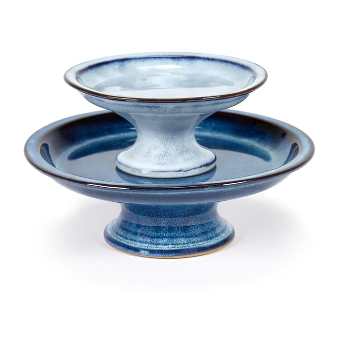 Talerz do ciasta glazurowany Pure S Ø16,5 cm, Blue Serax