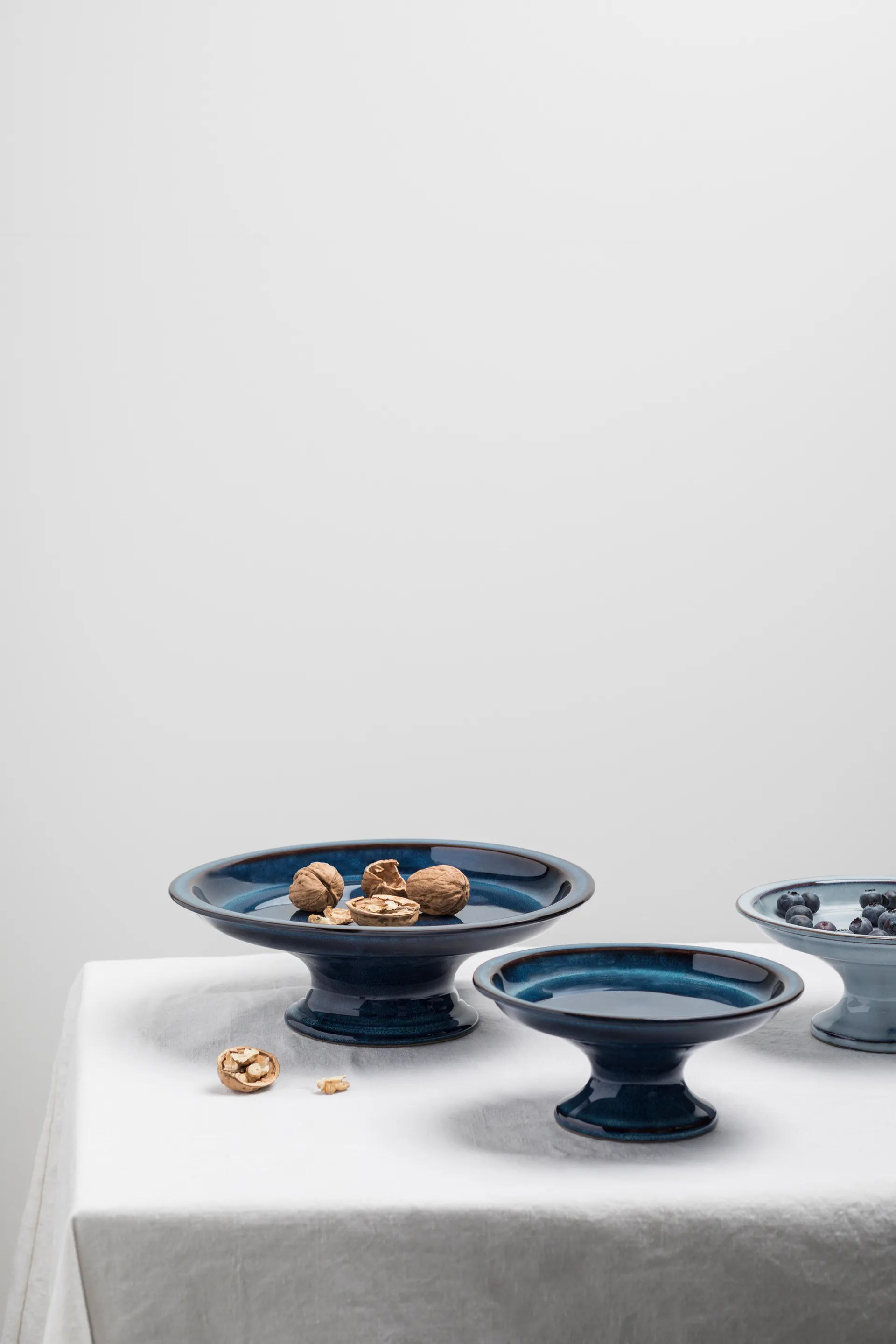 Talerz do ciasta glazurowany Pure S Ø16,5 cm, Dark Blue Serax