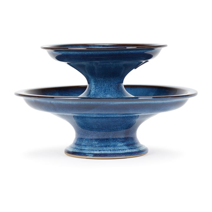 Talerz do ciasta glazurowany Pure S Ø16,5 cm, Dark Blue Serax