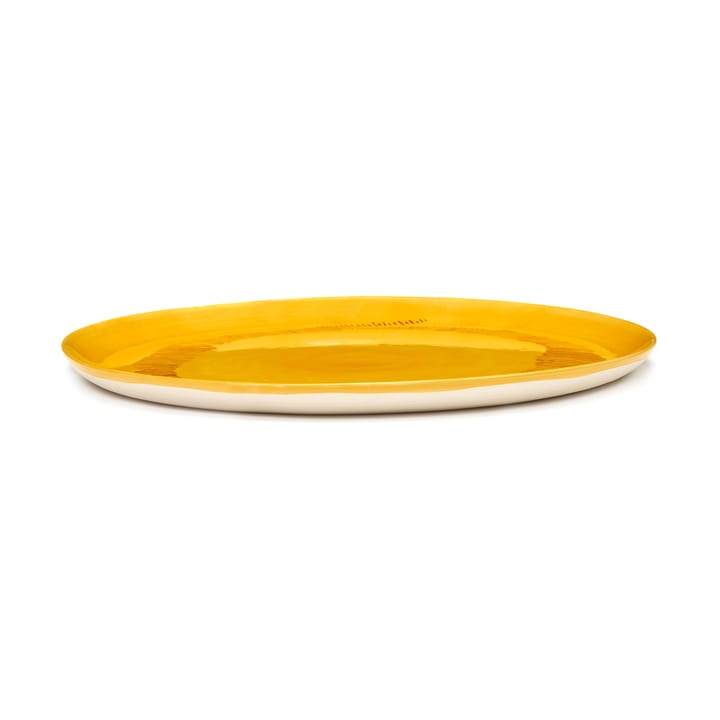 Talerz do serwowania Ottolenghi Feast Ø35 cm, Yellow stripes-red Serax