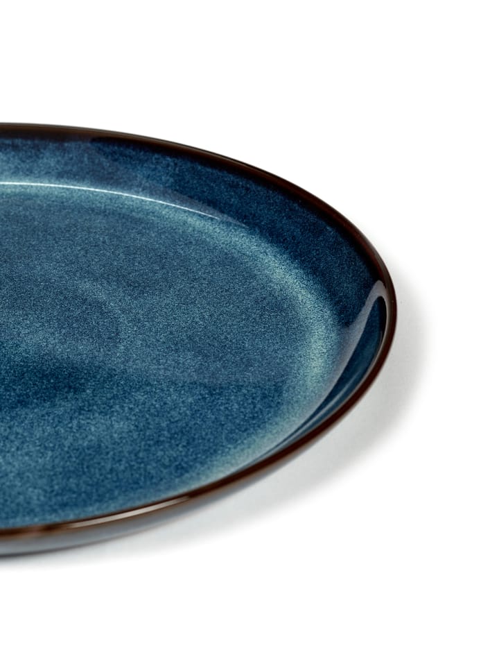 Talerz glazurowany Pure M Ø23,5 cm, Dark Blue Serax