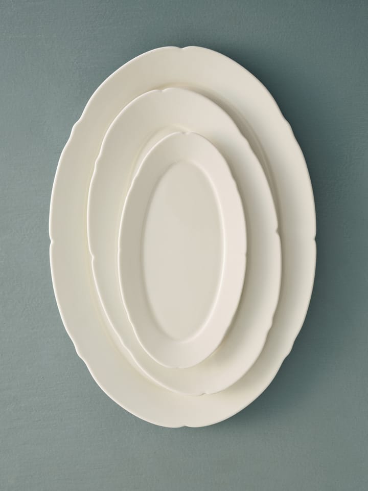 Talerz owalny Silhouette L 21x30 cm, White Serax