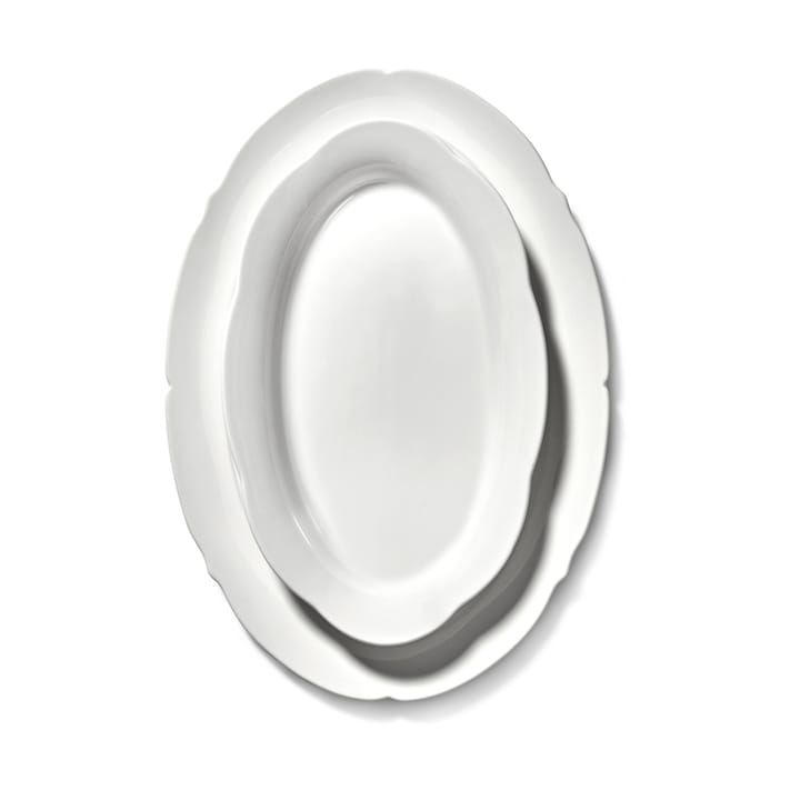 Talerz owalny Silhouette L 21x30 cm, White Serax