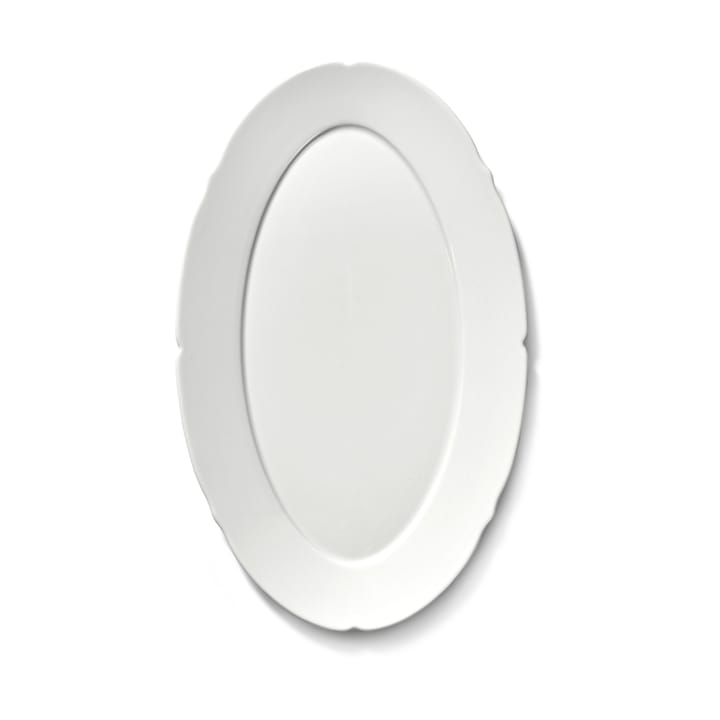 Talerz owalny Silhouette M 15x24,5 cm, White Serax