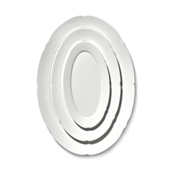 Talerz owalny Silhouette M 15x24,5 cm - White - Serax