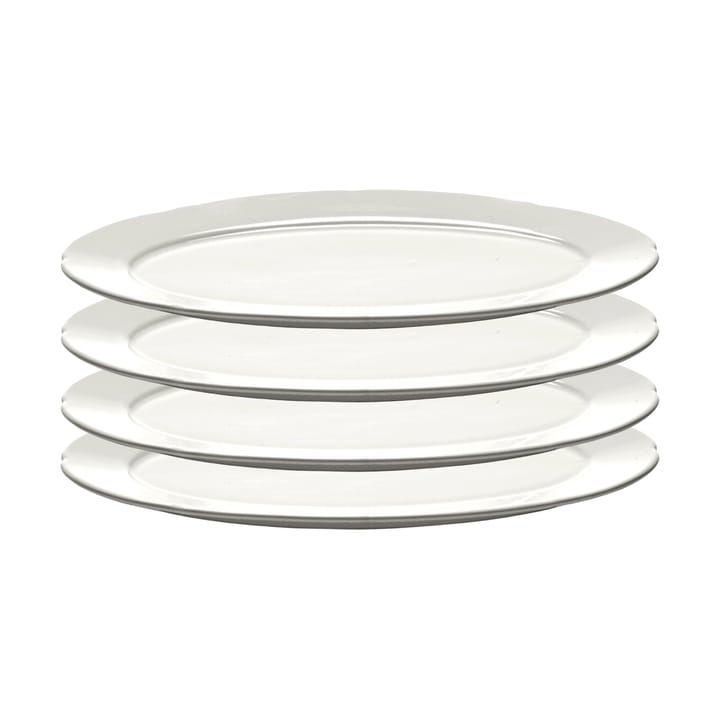 Talerz owalny Silhouette S 10x18,5 cm 4 szt. - White - Serax