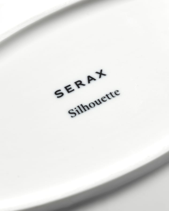 Talerz owalny Silhouette S 10x18,5 cm, White Serax