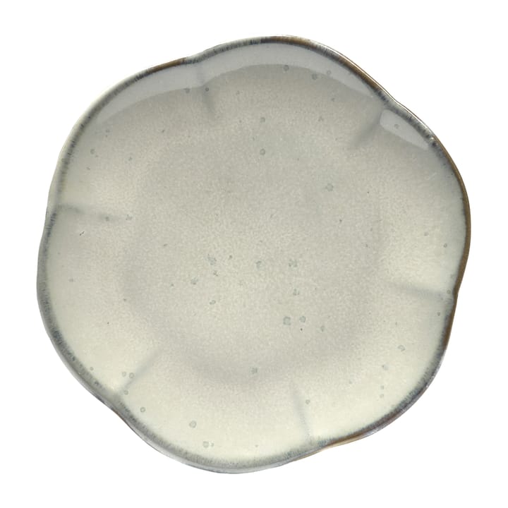 Talerz ryflowany Inku M Ø13,9 cm, White Serax