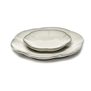 Talerz ryflowany Inku S Ø8,9 cm - White - Serax