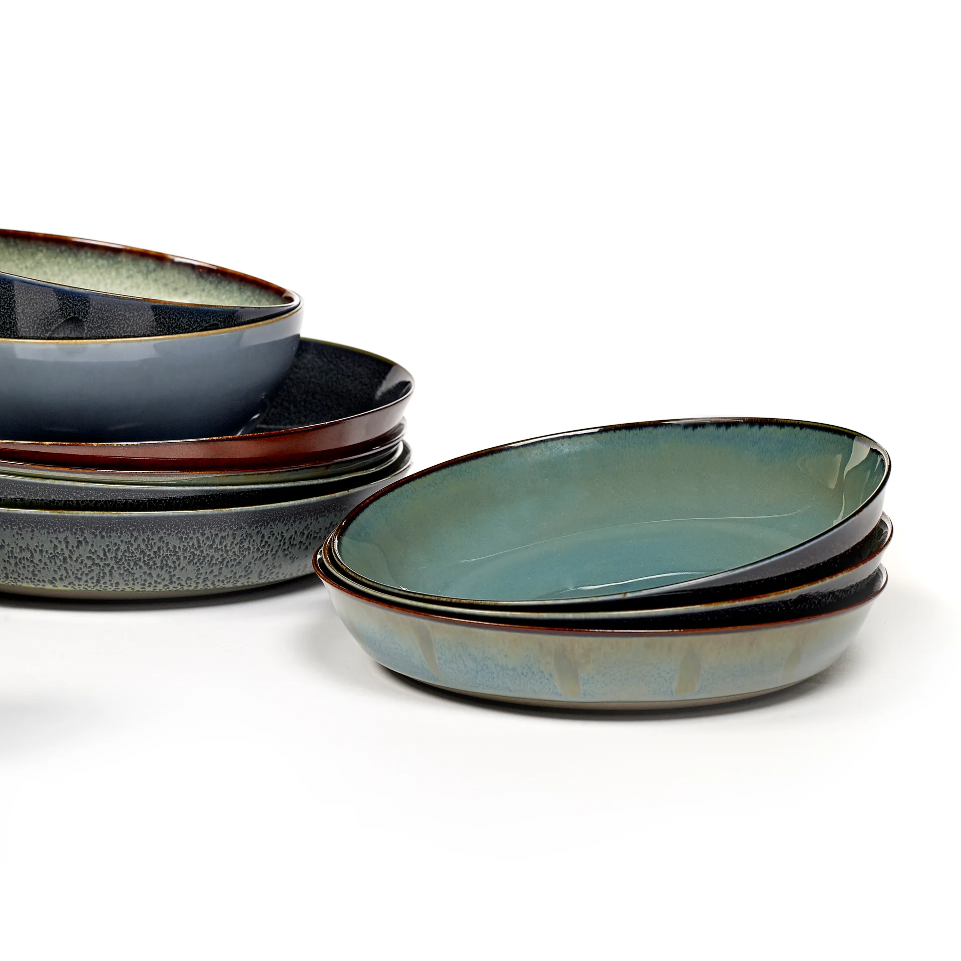 Terres de Rêves talerz 17,5 cm, Smokey blue-dark blue Serax