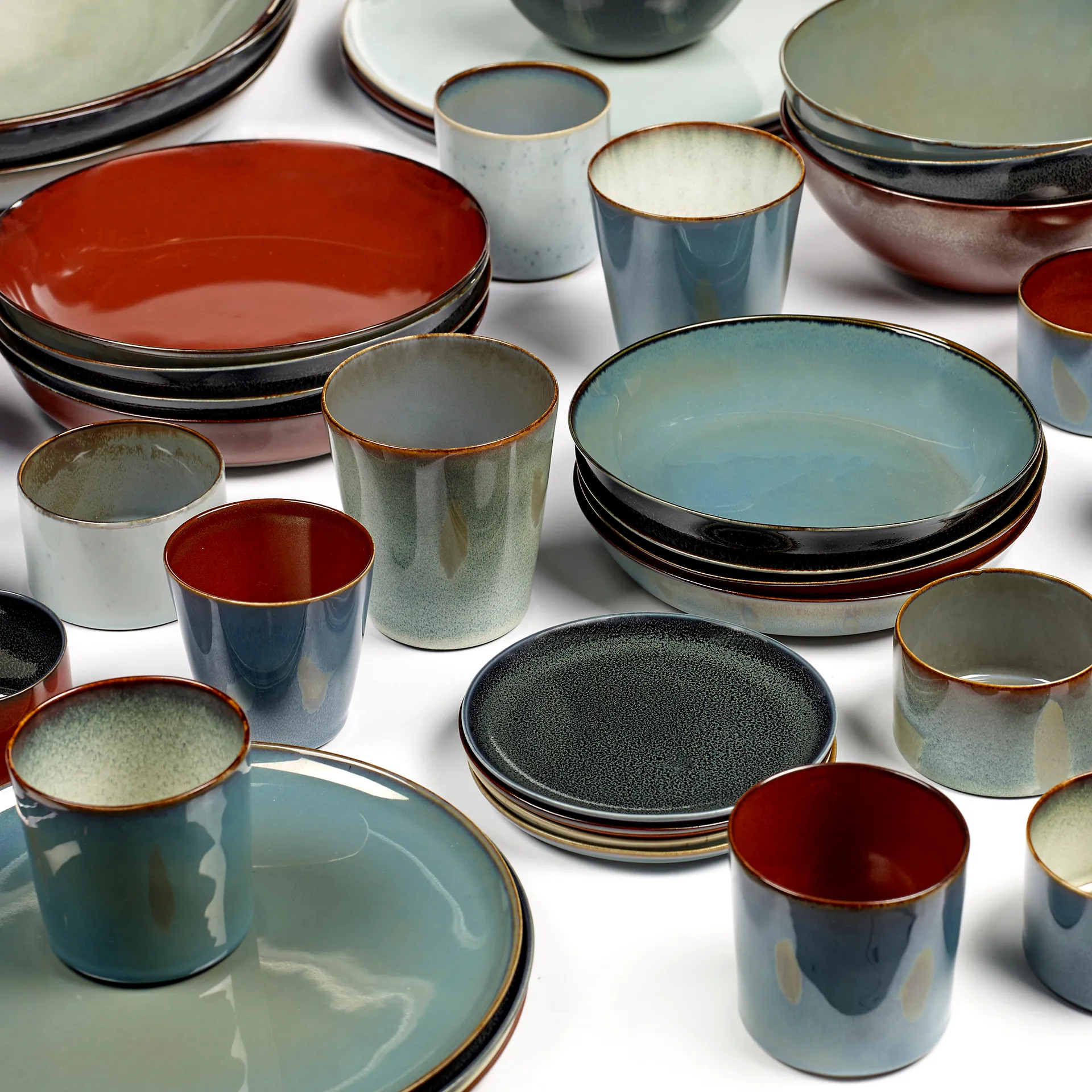 Terres de Rêves talerz 22 cm, Smokey blue Serax