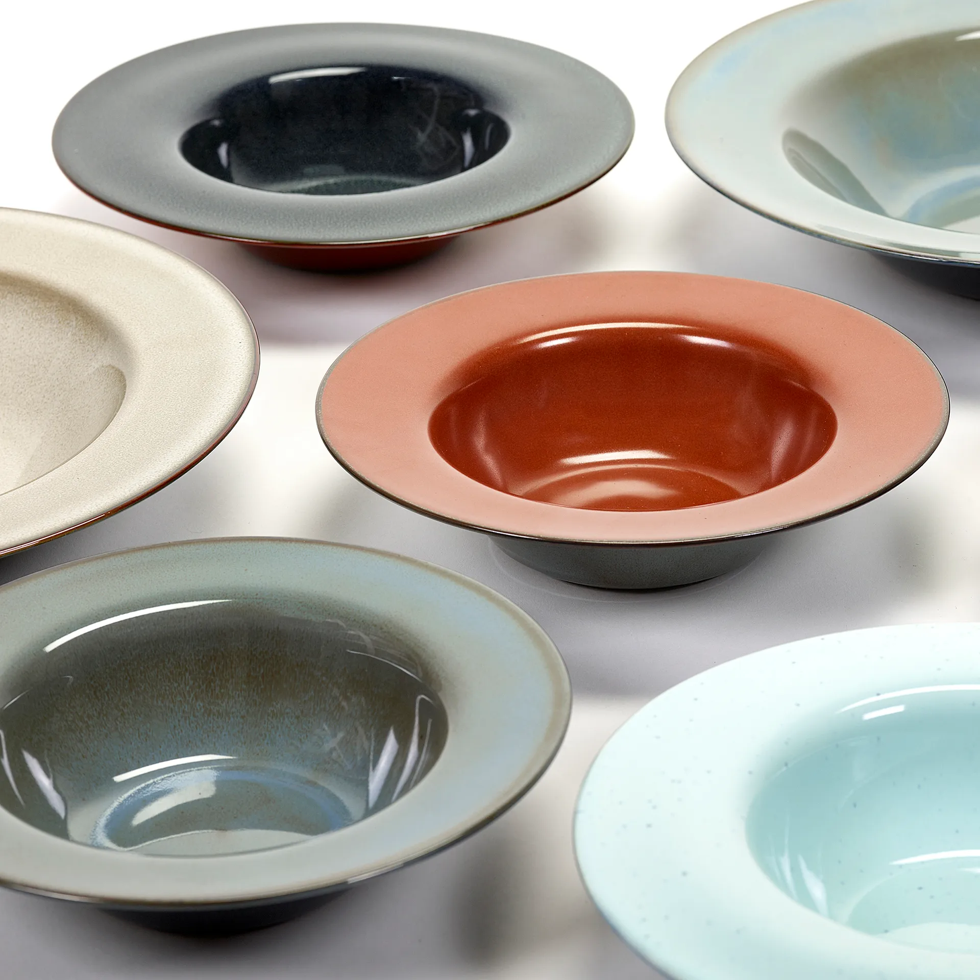 Terres de Rêves talerz głęboki 21,3 cm, Blue grey-dark blue Serax