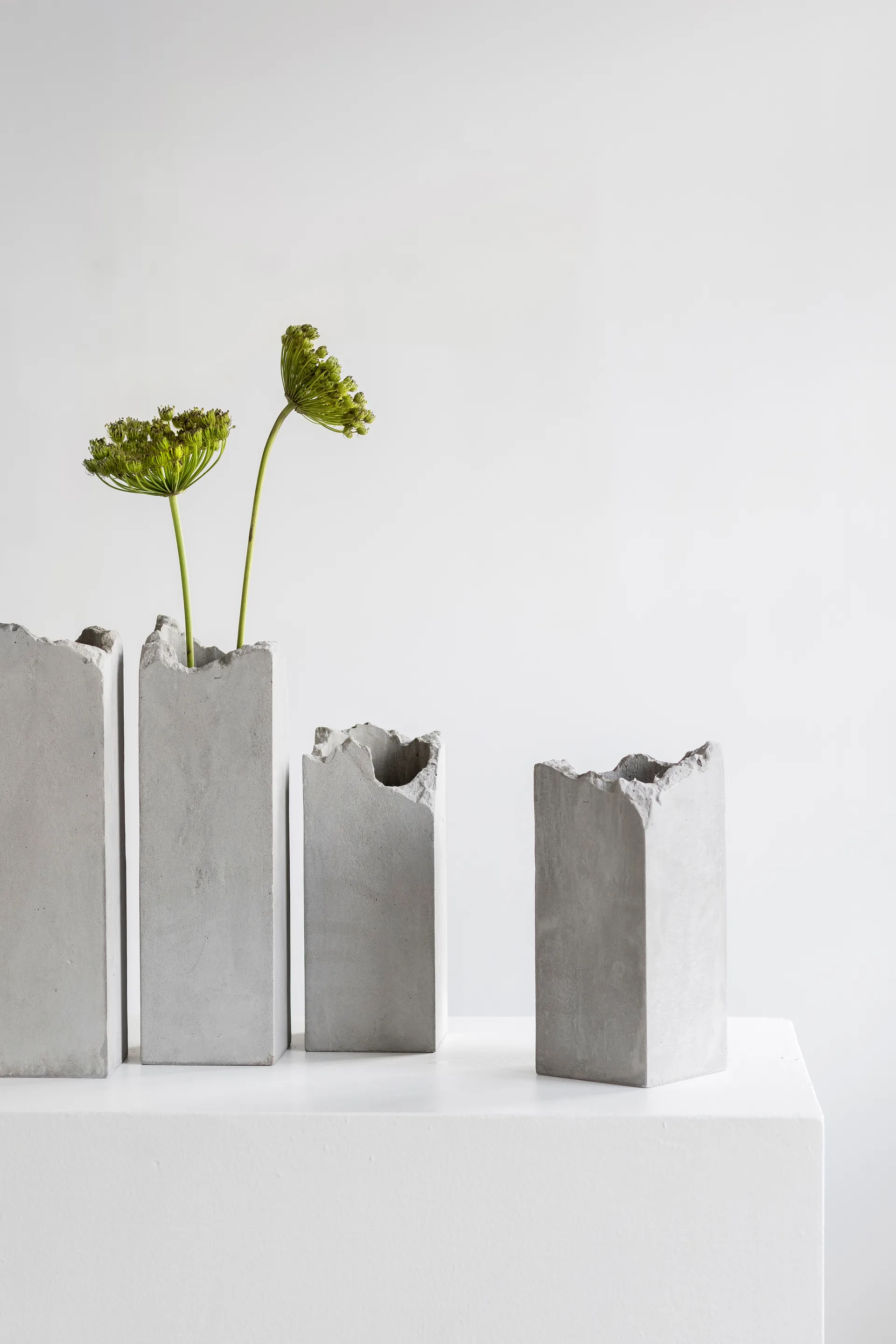 Wazon Broquaine L 38 cm, Grey Serax