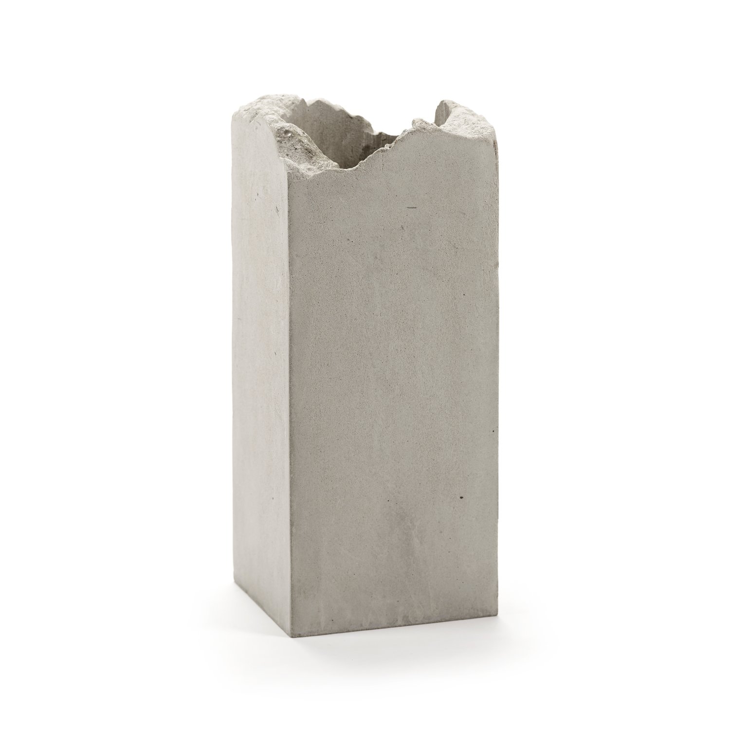 Serax Wazon Broquaine S 28 cm Grey | Skandynawski Design | Wazony | Szary