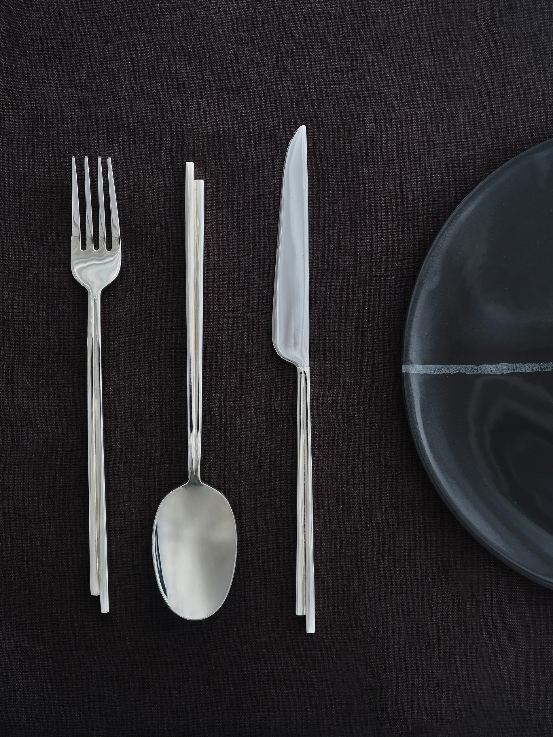 Zestaw sztućców Dune 5 szt. w pudełku prezentowym, Stainless steel Serax