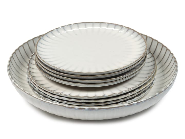 Zestaw talerzy obiadowych Inku 9 szt., White Serax