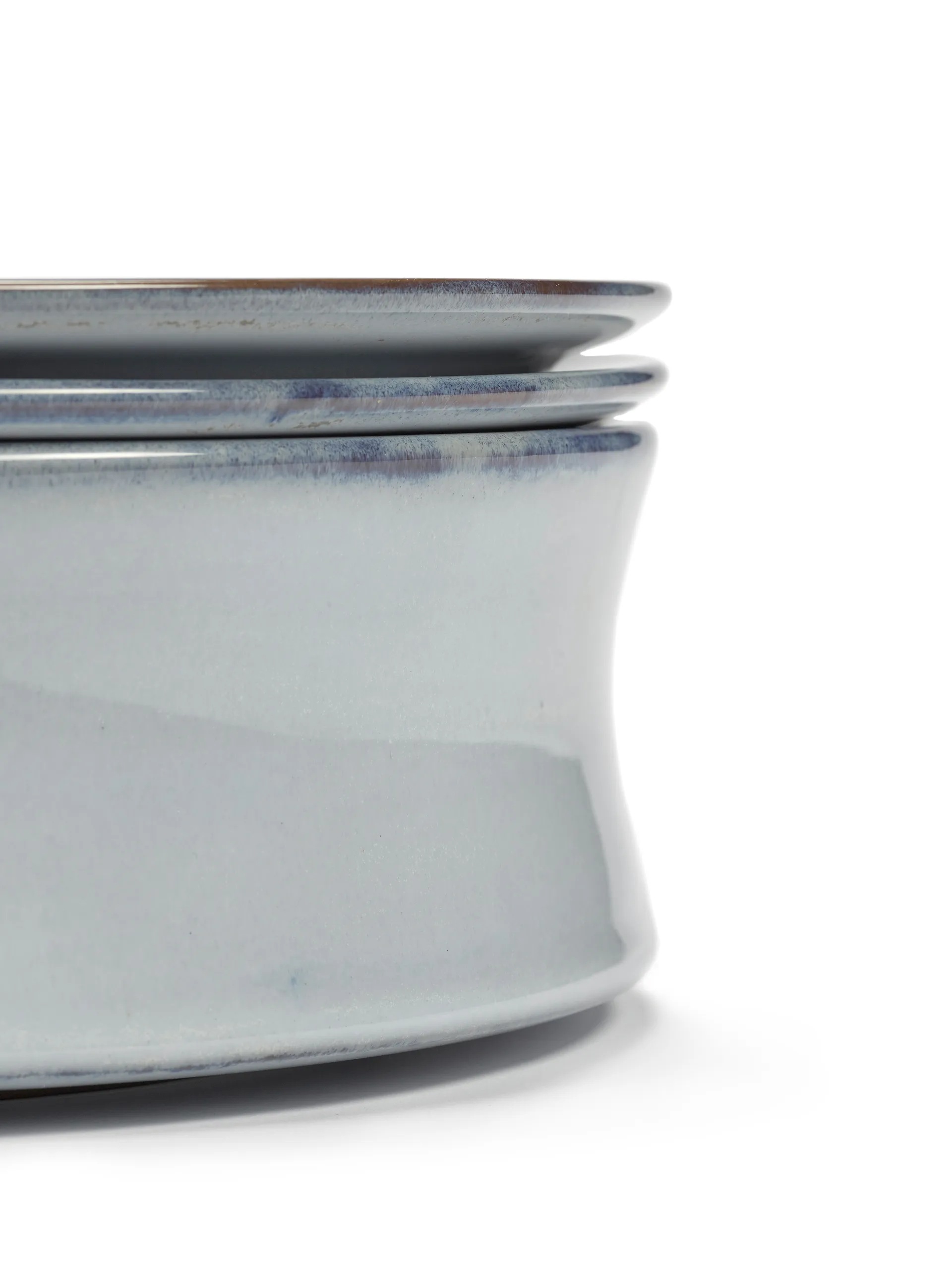 Zestaw z miską i talerzem Pure 3 części, Blue Serax