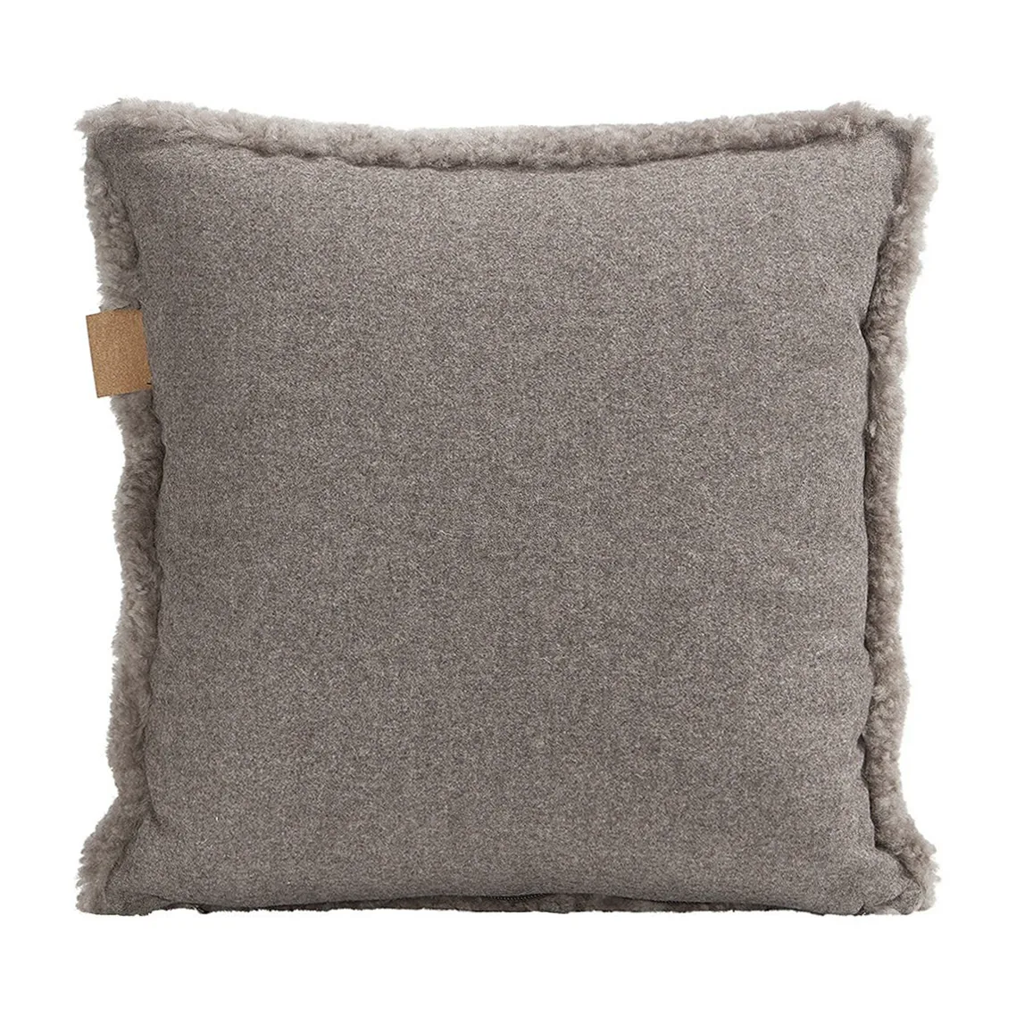 Shepherd Lina poduszka ze skóry owczej 40x40 cm, kamień Shepherd of Sweden